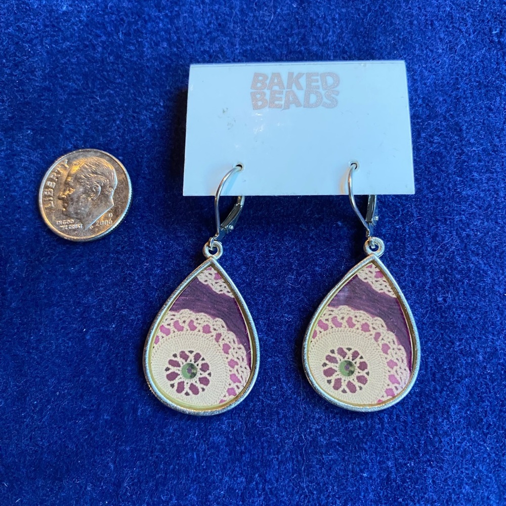 Baked Beads earrings by David & Robin